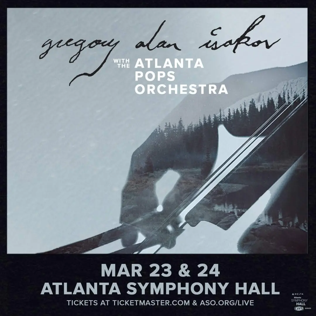 Gregory Alan Isakov with the Atlanta Pops Orchestra
